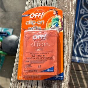 OFF! Clip-On Refill Mosquito Repellent - Orange 2 pack Refills